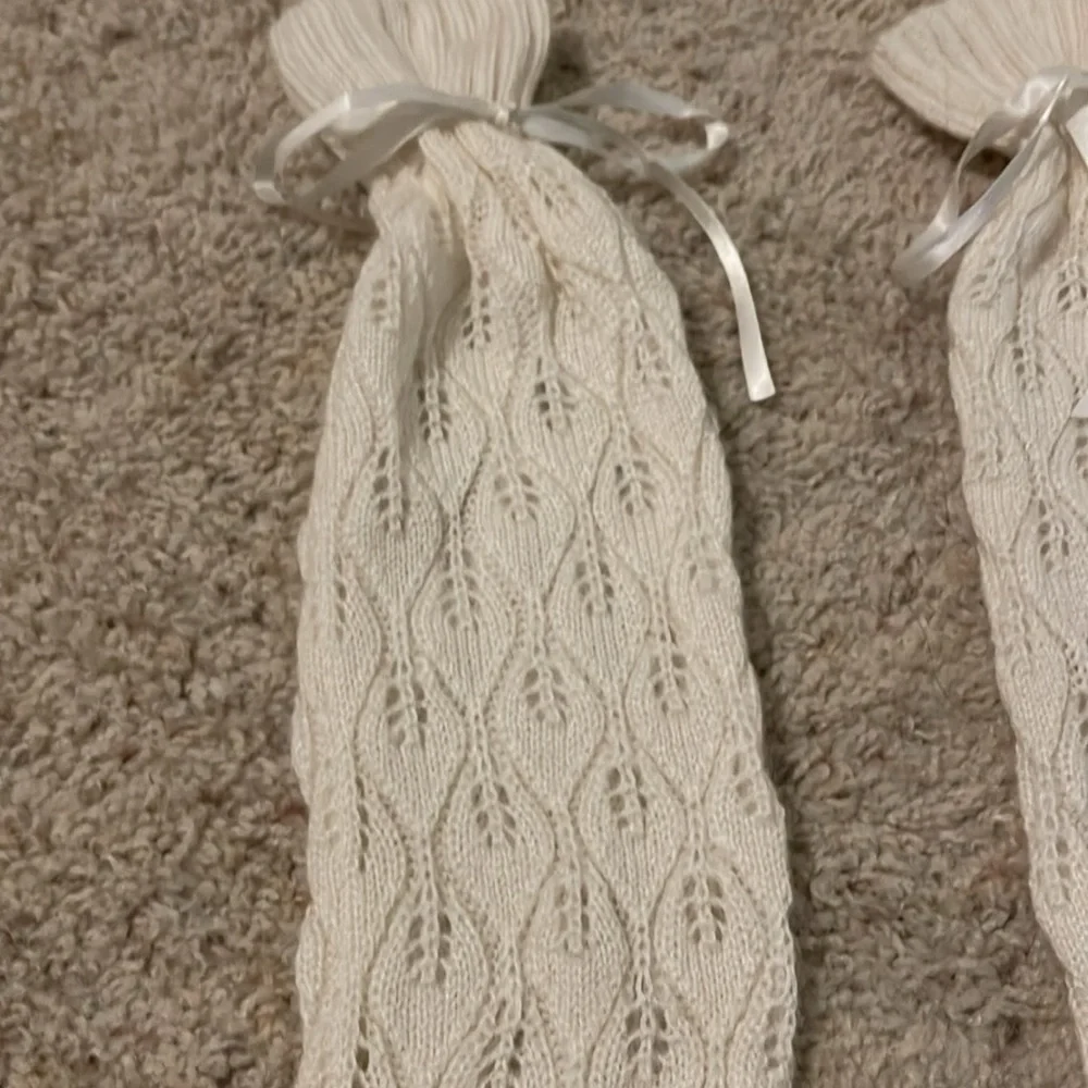 Ivory boot socks